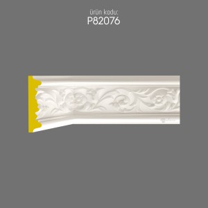 P82076 Decorative Border with Elegant Floral Patterns