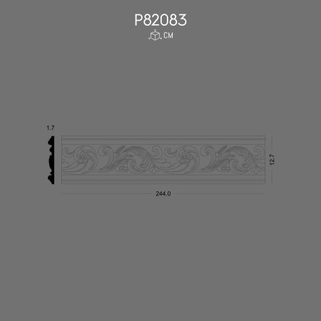 P82083 Decorative Border Polyurethane Durable in Wet Spaces