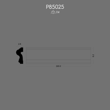 Decorate Walls Elegantly with P85025 Straight Border