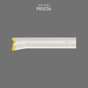 Polyurethane Straight Molding P85036 decorative fine line design