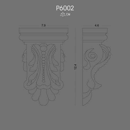 P6002 Bracket Elegant Decorative Solution for Interiors