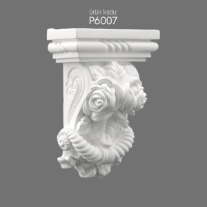 Polyurethane Bracket P6007 Decorative and Durable Design