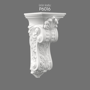 Polyurethane Corbel P6016 with Elegant Motif Detailing