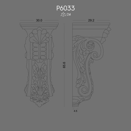 P6033 Bracket Decorative Uses and Aesthetic Features