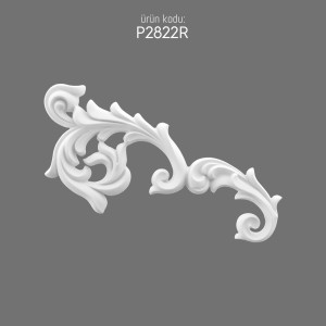 P2822R Polyurethane Ornament Classical Decorative Design