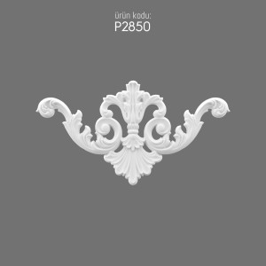 P2850 Polyurethane Ornament Elegant Classic Decorative Motif
