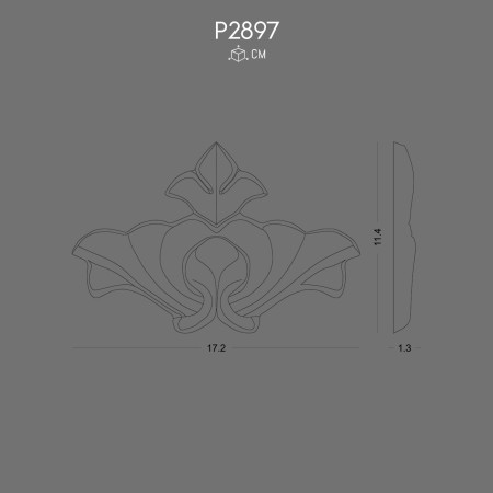 Polyurethane Decoration P2897 Modern and Classic Design