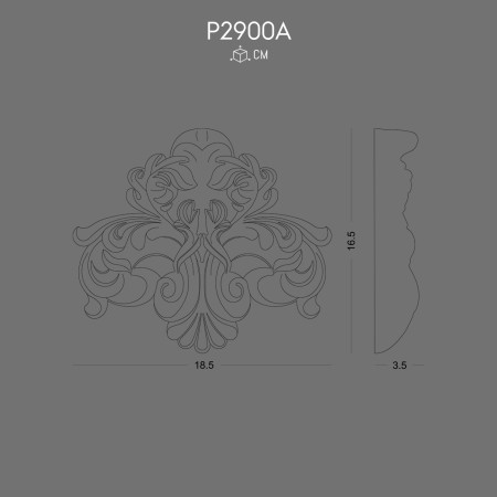 P2900A Decoration for Elegant Wall Depth and Lively Atmosphere