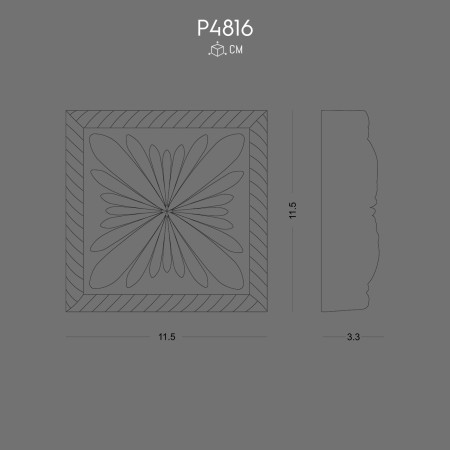 P4816 Decoration Lightweight Portable Decorative Panel
