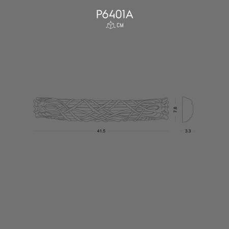 P6401A Polyurethane Decoration Flexible Wall Accessory