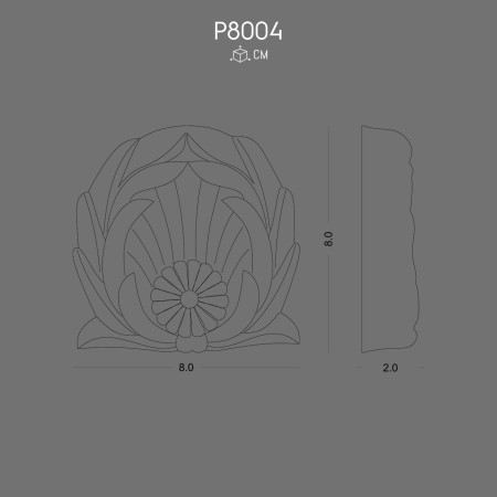 P8004 Decoration Polyurethane Easy-Mount Decorative Element
