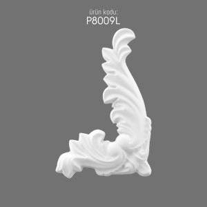 P8009L Decoration Corner with Elegant Acanthus Design