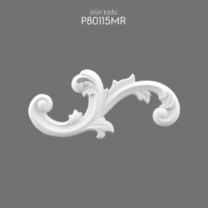 P80115MR Polyurethane Ornament with Classic Decorative Elegance