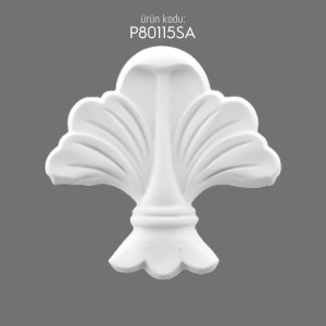 Polyurethane Decoration P80115SA Shell Inspired Ornament