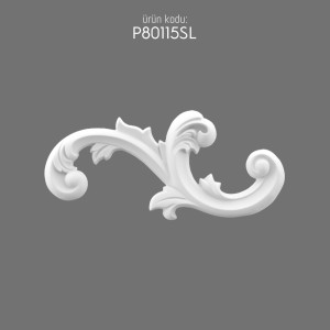 P80115SL Polyurethane Ornament for Elegant Wall Decoration