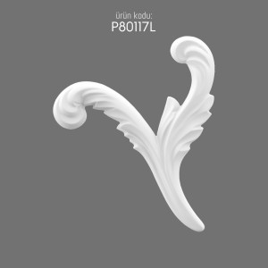 P80117L Polyurethane Ornament Elegant Decorative Detail