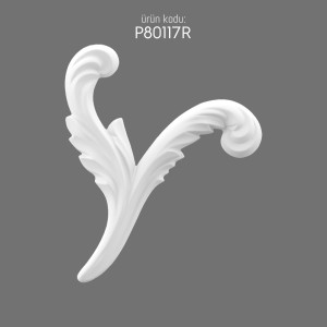 P80117R Polyurethane Ornament Decorative Wall Accessory