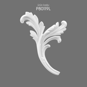 Polyurethane Ornament P80119L Elegant Decorative Detail