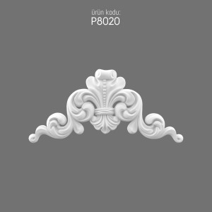 P8020 Polyurethane Ornament Decorative Design Element