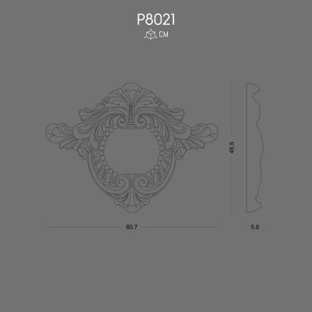 P8021 Decoration Elegant and Lively Wall Accent Design