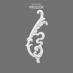 P80220R Polyurethane Ornament Fine Pattern Decorative Material