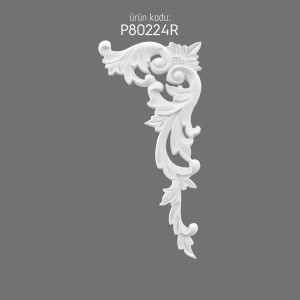 Polyurethane Decoration P80224R Elegant Decorative Alternative