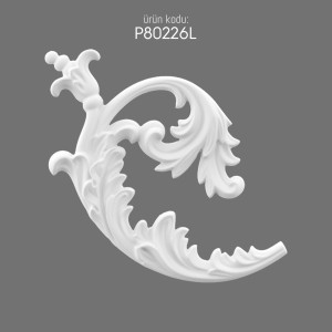 P80226L Polyurethane Decoration Ornament for Interior Design