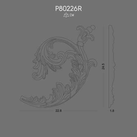 P80226R Decoration Classic Decorative Interior Design Element