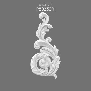 P80230R Polyurethane Ornament Decorative Pattern and Motif Design