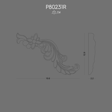 P80231R Ornament Classic Decorative Design