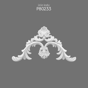 Polyurethane Ornament P80233 Decorative Design Accessory