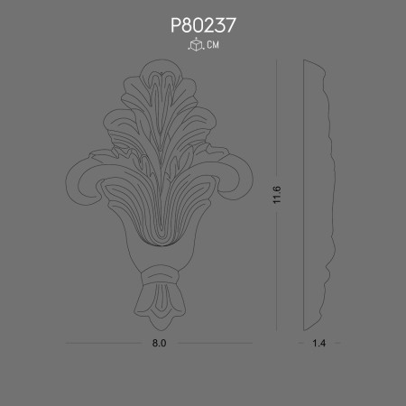 P80237 Decoration Elegant Classic Wall Accessory