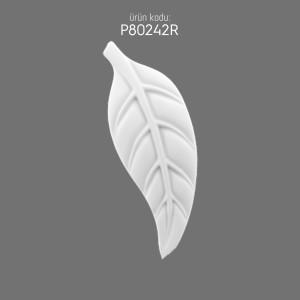 P80242R Decoration Leaf Detail for Elegant Interior Design