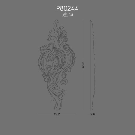 P80244 Polyurethane Decoration Design and Quality Options