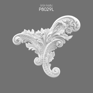 P8029L Decoration with Elegant Floral Relief for Living Room Freshness