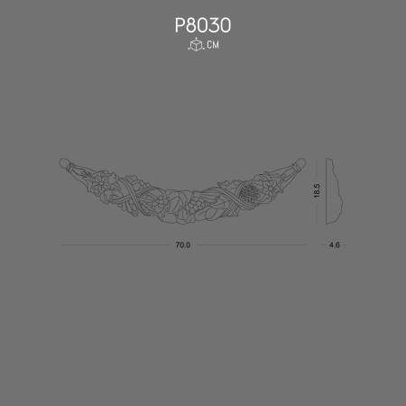 P8030 Polyurethane Decoration Durable and Elegant Design