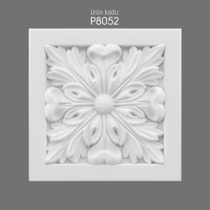 P8052 Polyurethane Ornament with Elegant Decorative Design