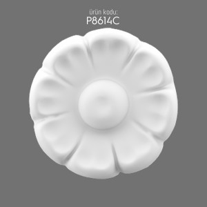 P8614C Polyurethane Decoration Floral Wall Accessory