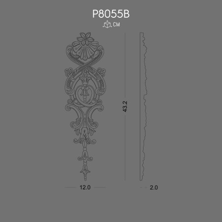 P8055B Polyurethane Decoration Decorative Wall Accessory