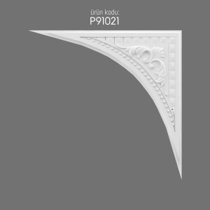 P91021 Polyurethane Ornament Durable Corner Design