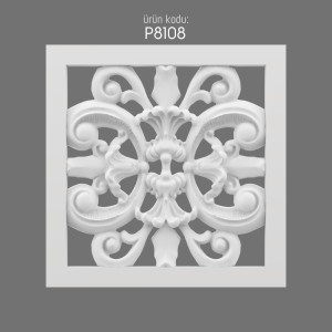 P8108 Polyurethane Decoration Classical Pattern Motif Design