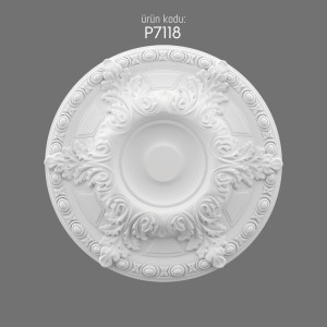 P7118 Ceiling Medallions and Rosettes Decorative Polyurethane Wall Designs