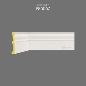 Polyurethane Baseboard P85067 Decorative Wall Design