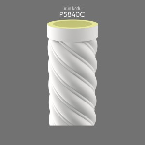 P5840C Twisted Column Decorative Design with Elegance