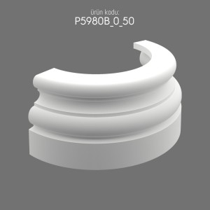 P5980B_0_50 Column Base Decorative Polyurethane Design