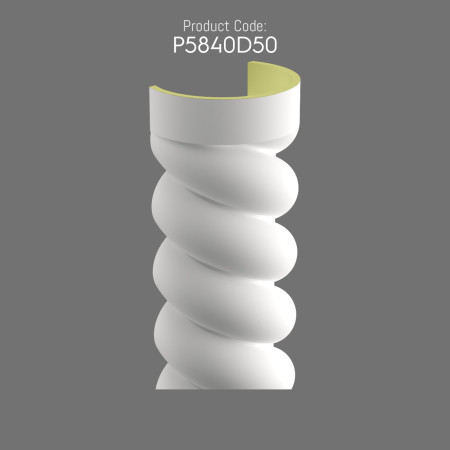 Elegant and Stylish P5840D50 Twisted Column Design