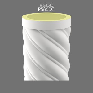 Decorative Twisted Column P5860C with Elegance and Style