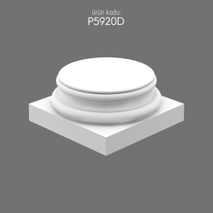 Poliuretanska klasična prozorska dekoracija sa spiralnim stubovima i ornamentima