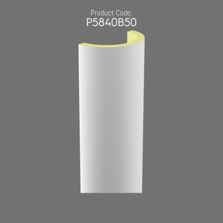 P5840B50 Straight Column elegant decorative detail