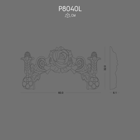 P8040L Decoration Polyurethane Decorative Model